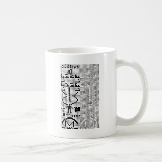 Arecibo_Message コーヒーマグカップ (右)