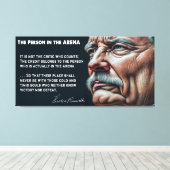 ARENAスピーチのテディ・ルーズベルトの人物1910 キャンバスプリント (インサイチュ (ウッドフロア))