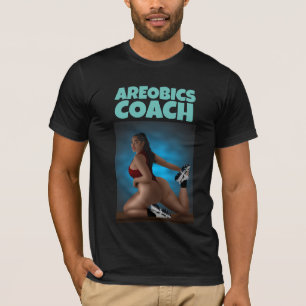 AREOBIICSコーチ男性の大きな底の美しいTシャツ Tシャツ
