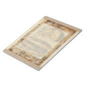 Arepa Bread Ephemera Collage Art ノートパッド (アングル)