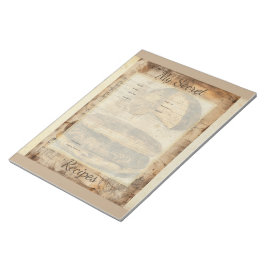 Arepa Bread Ephemera Collage Art ノートパッド