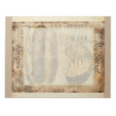 Arepa Bread Ephemera Collage Art ノートパッド (正面)