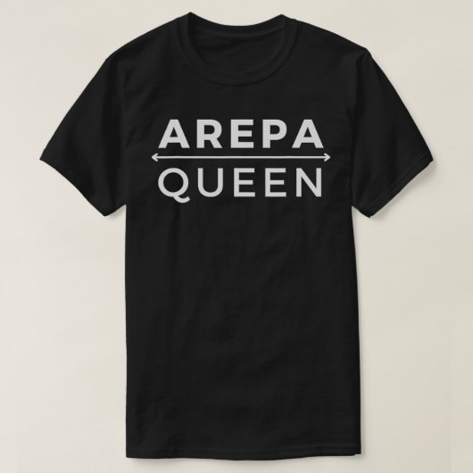 Arepa Queen  Sangre Venezolana  Venezuelan Tshirt  Tシャツ (デザイン正面)