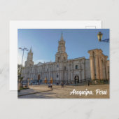 Arequipa, Perú, Catedral Basílica de Arequipa ポストカード (正面/裏面)