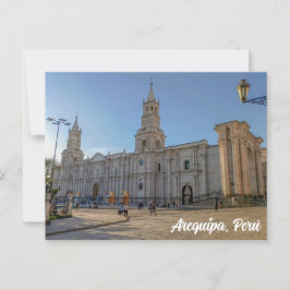 Arequipa, Perú, Catedral Basílica de Arequipa ポストカード