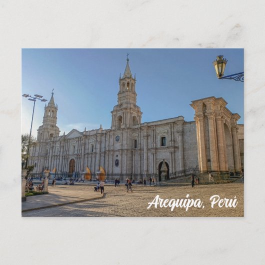 Arequipa, Perú, Catedral Basílica de Arequipa ポストカード (正面)