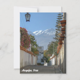 Arequipa, Perú, Chanchani Street View ポストカード