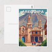 Arequipa Peru Travel ポストカード (正面/裏面)