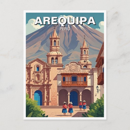 Arequipa Peru Travel ポストカード (正面)