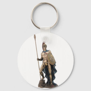ARESのギリシャの戦士の神の彫像 キーホルダー