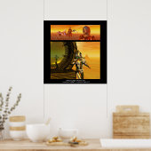 ARES AND TITAN / CYBORGS IN THE DESERT OF HYPERION ポスター (キッチン)