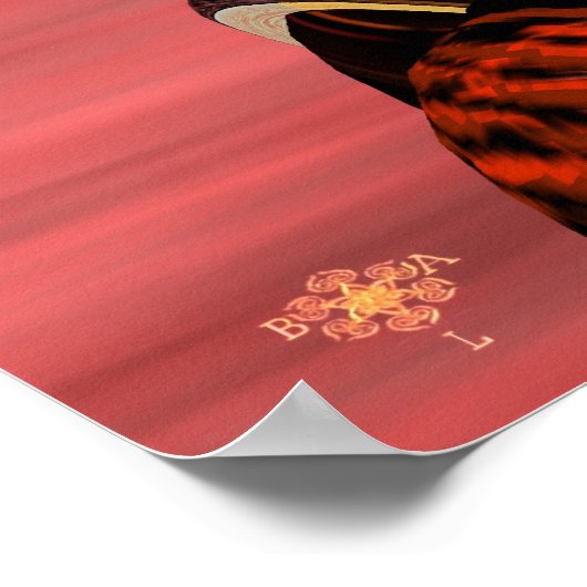 ARES CYBORGポートレート，サンセットサイエンスフィクション，サイエンスフィクション ポスター (角)