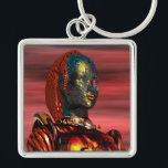 ARES - CYBORGポートレートin SUNSET / Science Fiction キーホルダー<br><div class="desc">3D Movie Hyperion Worldからのキャラクター。ARES :Cyborg from Hyperion (アニメーション・フレーム)。</div>