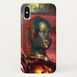 ARES /CYBORGポートレートIN SUNSET Science Fiction iPhone X ケース