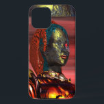 ARES /CYBORGポートレートIN SUNSET Science Fiction iPhone 12ケース<br><div class="desc">3D Movie Hyperion Worldからのキャラクター。ARES :Cyborg from Hyperion (アニメーション・フレーム)。Baldesign3d (c)</div>