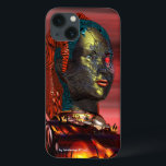 ARES - CYBORGポートレートRed Science Fiction iPhone 13ケース<br><div class="desc">3D Movie Hyperion Worldからのキャラクター。ARES :Cyborg from Hyperion (アニメーション・フレーム)。</div>