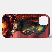 ARES - CYBORGポートレートRed Science Fiction Case-Mate iPhoneケース (裏面 (横))
