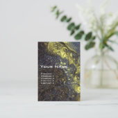 ARES CYBORG,赤黄色Sci-Fi,テクノ,ロボット 名刺 (スタンド正面)