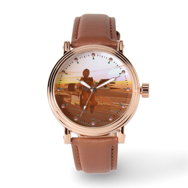 ARES CYBORG,DESERT HYPERION,SCIENCE FICTIONサイエンスフィ 腕時計 (正面)