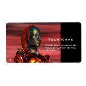 ARES Cyborg Hyperion World,Science Fiction,Sci_Fi ラベル (正面)