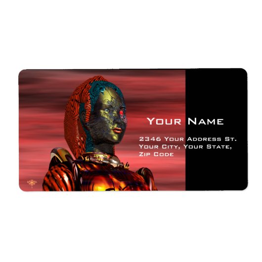 ARES Cyborg Hyperion World,Science Fiction,Sci_Fi ラベル (正面)