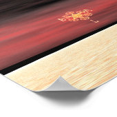 ARES CYBORG IN DESERT SUNSET SCIENCE FICTIONサイエンスフ ポスター (角)