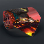 ARES CYBORG, RED SUNSET Science Fiction, Sci-Fi ネクタイ<br><div class="desc">3D Movie Hyperion Worldからのキャラクター。ARES :Cyborg from Hyperion,  anアニメーションフレーム.Baldesign3d (c)</div>