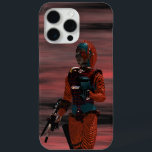 ARES CYBORG, RED SUNSET Science Fiction, Sci-Fi iPhone 15 Pro Maxケース<br><div class="desc">3D Movie Hyperion Worldからのキャラクター。ARES :Cyborg from Hyperion,  anアニメーションフレーム.Baldesign3d (c)</div>