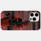 ARES CYBORG, RED SUNSET Science Fiction, Sci-Fi Case-Mate iPhoneケース (裏面 (横))