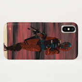 ARES CYBORG, RED SUNSET Science Fiction, Sci-Fi Case-Mate iPhoneケース (裏面(横))