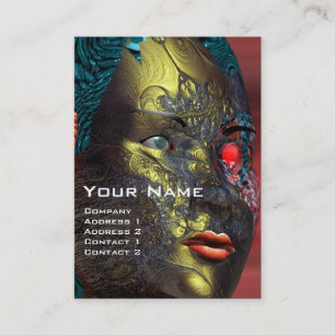 ARES CYBORG Red Yellow Sci-Fi,ロボティクス,テクノロジー 名刺