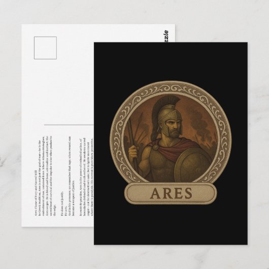 Ares God of War Postcard ポストカード (正面/裏面)