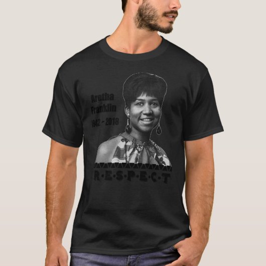 Aretha Franklin 1942 - 2018エッセンシャルT- Tシャツ (正面)