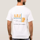 ARFの人のTシャツ Tシャツ (裏面)