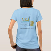 ARFの女性のTシャツ Tシャツ (裏面)