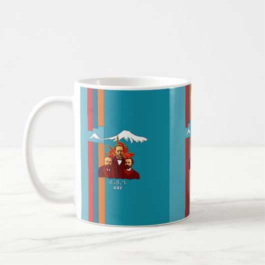 ARF (ՀՅԴ) コーヒーマグ コーヒーマグカップ (左)