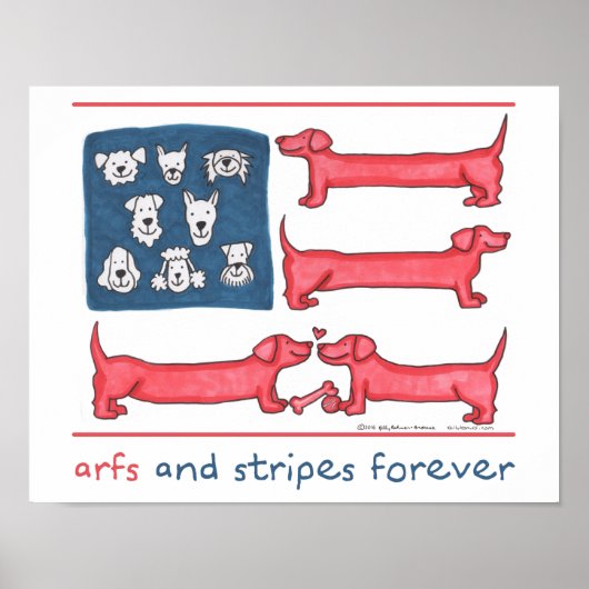 Arfs & ストライプForeverポスター ポスター (正面)