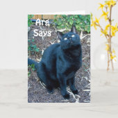 Arg誕生日カード3 カード (黄色い花)