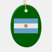 ARGENTINA*-カスタムなクリスマスのオーナメント セラミックオーナメント (裏面)