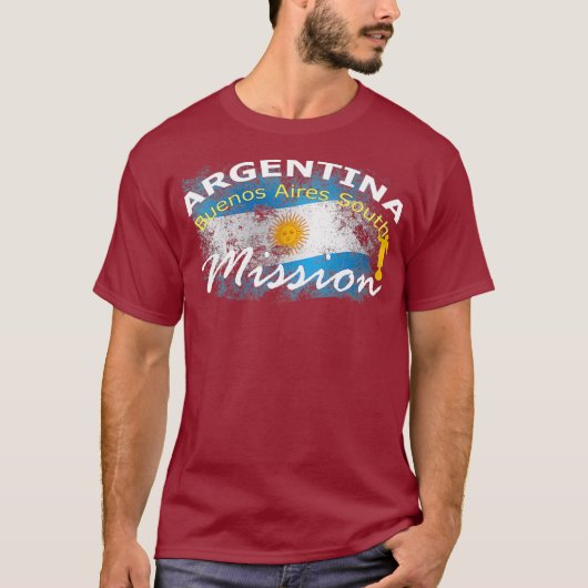 Argentina Buenos Aires South Mormon LDS Mission Tシャツ (正面)