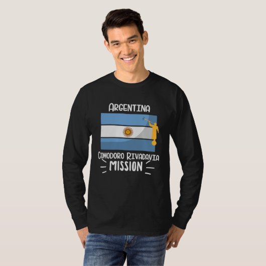 Argentina Comodoro Rivadavia Mormon LDS Mission Mi Tシャツ (正面フル)