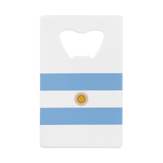 Argentina Flag クレジットカード栓抜き (正面)