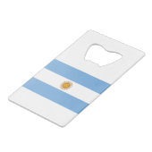 Argentina Flag クレジットカード栓抜き (裏面アングル)