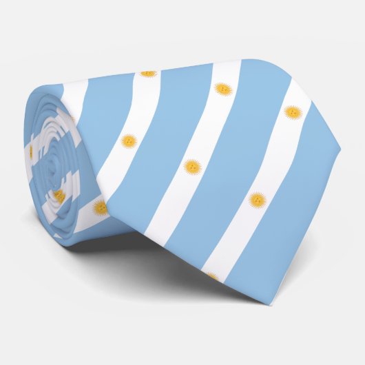 Argentina Flag ネクタイ (ロール)