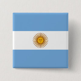 Argentina Flag 缶バッジ
