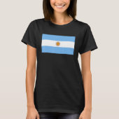 Argentina Flag Argentine Pride Funny Speech of Arg Tシャツ (正面)