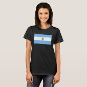 Argentina Flag Argentine Pride Funny Speech of Arg Tシャツ (正面フル)