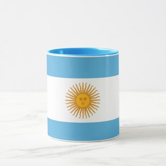 Argentina Flag Coffee Mug – Argentinian Decor  マグカップ (中央)