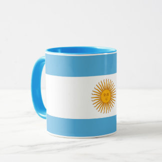 Argentina Flag Coffee Mug – Argentinian Decor  マグカップ