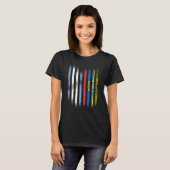 Argentina Flag Ecuador Grown Country Flags Stripes Tシャツ (正面フル)
